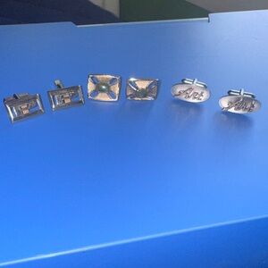Silver Cufflinks Set